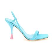 3JUIN Ischia High Heel Sandaler Blue, Dam