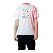 SPRAYGROUND Vita T-shirts och Polos White, Herr