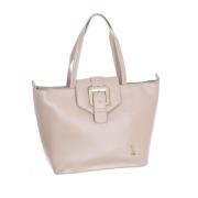 U.S. Polo Assn. Syntetisk Shopper Väska med Justerbar Rem Beige, Dam