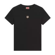 Kenzo Svart Tiger T-shirt Black, Dam