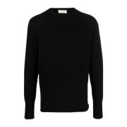 MA'RY'YA Round-neck Knitwear Black, Dam