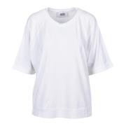 Alpha Studio Bomull Elastan T-shirt White, Dam