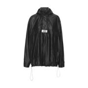 ROTATE Birger Christensen Oversized Anorak med dold huva Black, Dam