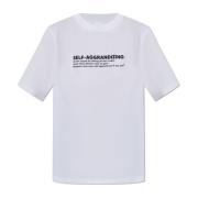 Victoria Beckham T-shirt med tryck White, Dam