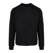 14 BROS Grundläggande crewneck tröja Black, Herr