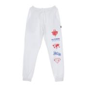 IUTER Vita Tracksuit Byxor med Horns 2.0 White, Herr