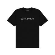 MA.STRUM Cracked Logo T-Shirt Jet Black Black, Herr