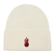 VISION OF SUPER Offwhite Beanie Mössa White, Herr