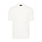 Roberto Collina Polo Shirts Beige, Herr