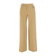 LOW CLASSIC Wide Trousers Brown, Dam