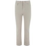 PANICALE Jewelled High-Waisted Byxor Gray, Dam