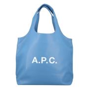 A.P.C. Blå Handväska Ninon Toteväska Blue, Dam