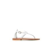 K.JACQUES Flat Sandals White, Dam