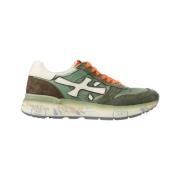 Premiata Grön Mick 7244 Nylon Sneakers Green, Herr