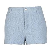 IRO Bomullsblandning Shorts Blue, Dam