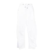 DARKPARK Vita Loose-Fit Byxor White, Dam