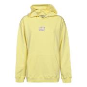 LIVINCOOL Gul Oversized Logo Hoodie Yellow, Dam