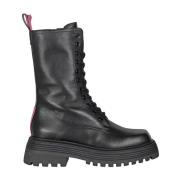 3JUIN High Boots Black, Dam