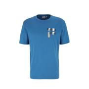 Fila Grafisk Bomull T-shirt Blue, Herr