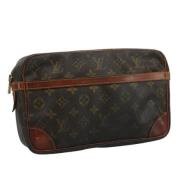 Louis Vuitton Vintage Pre-owned Canvas kuvertvskor Brown, Dam