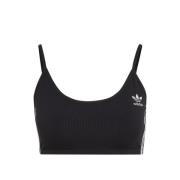 Adidas Originals Bomullstanktopp slim fit Black, Dam