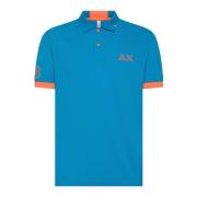 Sun68 Logo Polo Skjortor och Polos Blue, Herr