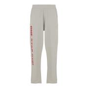 44 Label Group Bomull Gym Jogger Byxor Vit White, Herr