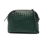 Dragon Diffusion Chunky Fellini Handvävd Crossbody-väska Green, Dam