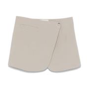 Coperni Beige A-Linje Kjol med Ficka Beige, Dam