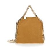 Stella McCartney Beige Crossbody Väska med Kedja Axelrem Beige, Dam