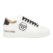 Philipp Plein Hexagon Snörskor Enfärgat Mönster White, Herr