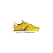 U.S. Polo Assn. Gul Sneaker med Slående Stil Yellow, Herr