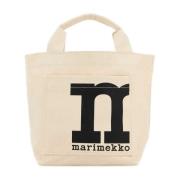 Marimekko Kanvas Shoppingväska Beige, Dam