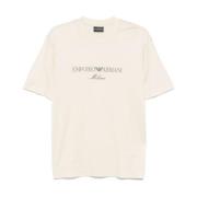 Emporio Armani Beige T-shirts och Polos Beige, Herr