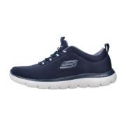 Skechers Modernt Stiliga Sneakers Blue, Herr