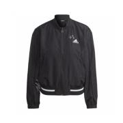 Adidas Bomull Sportig Doodle Jacka Black, Dam