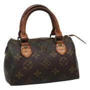 Louis Vuitton Vintage Pre-owned Canvas handvskor Brown, Dam