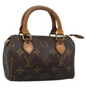 Louis Vuitton Vintage Pre-owned Canvas handvskor Brown, Dam