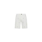 Sun68 Bomull Bermuda Shorts White, Herr