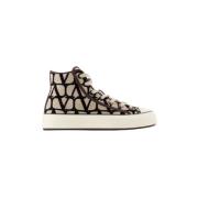 Valentino Garavani Läder sneakers Black, Dam