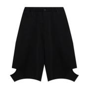 Y-3 Shorts med en vintageeffekt Black, Herr