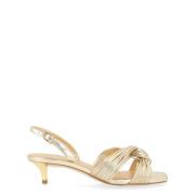 Michael Kors Ljusguld Kitten Sandal Yellow, Dam