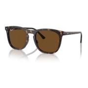 Ray-Ban Polariserade solglasögon i Havana/Mörkbrun Brown, Unisex