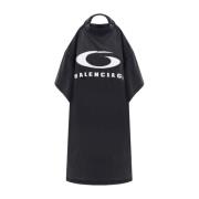 Balenciaga Svart Klänning med Ikontryck Black, Dam