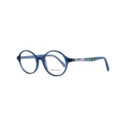 Emilio Pucci Blå Runda Optiska Ramar Blue, Dam