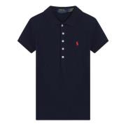 Polo Ralph Lauren Polo Tröja Kort Ärm Blue, Dam