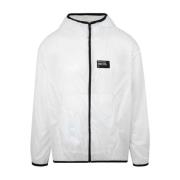 Moncler Vit Huva Vindjacka Ss22 White, Herr