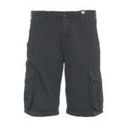 Myths Svarta Cargo Bermuda Shorts Stilfull Black, Herr