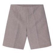 Fendi Korta Bermuda Shorts för Män Beige, Herr