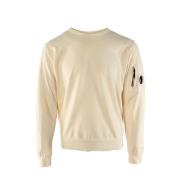 C.P. Company Beige Light Fleece Tröja Beige, Herr